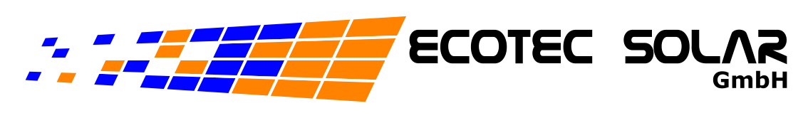 Logo der EcoTec Solar GmbH